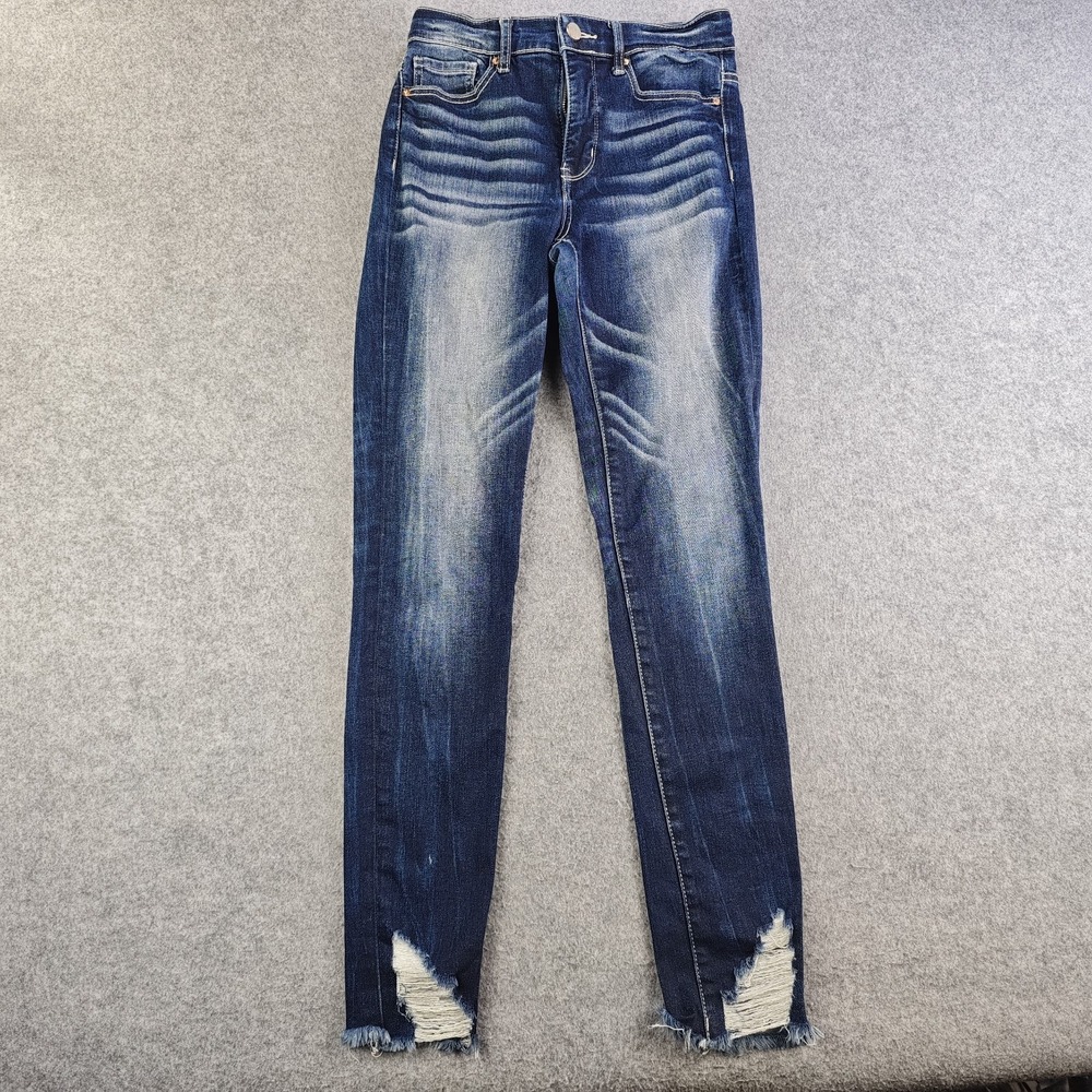 Bke Parker Ankle Skinny Jeans Women's 24x30 Universal Fit High Rise Stretch